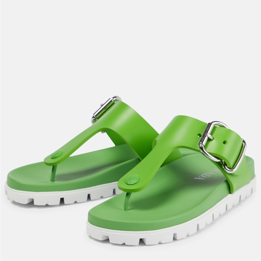 PRADA Rubber Thong Sandals - Picture 8 of 14